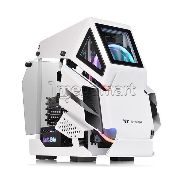 Kompüter korpusu Thermaltake AH T200 Snow/White/Win/SPCC/5mm Tempered Glass2 (CA-1R4-00S6WN-00) — Korpuslər, Bakı