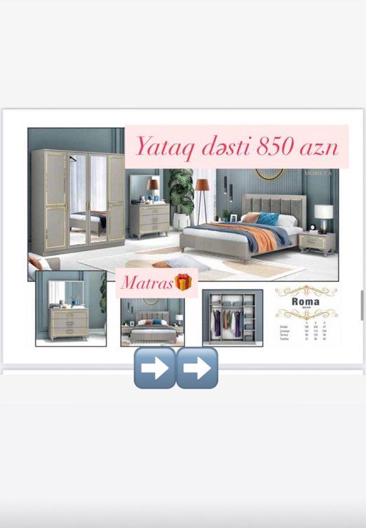 Yataq otağı mebeli — Mebel, Bakı (8)