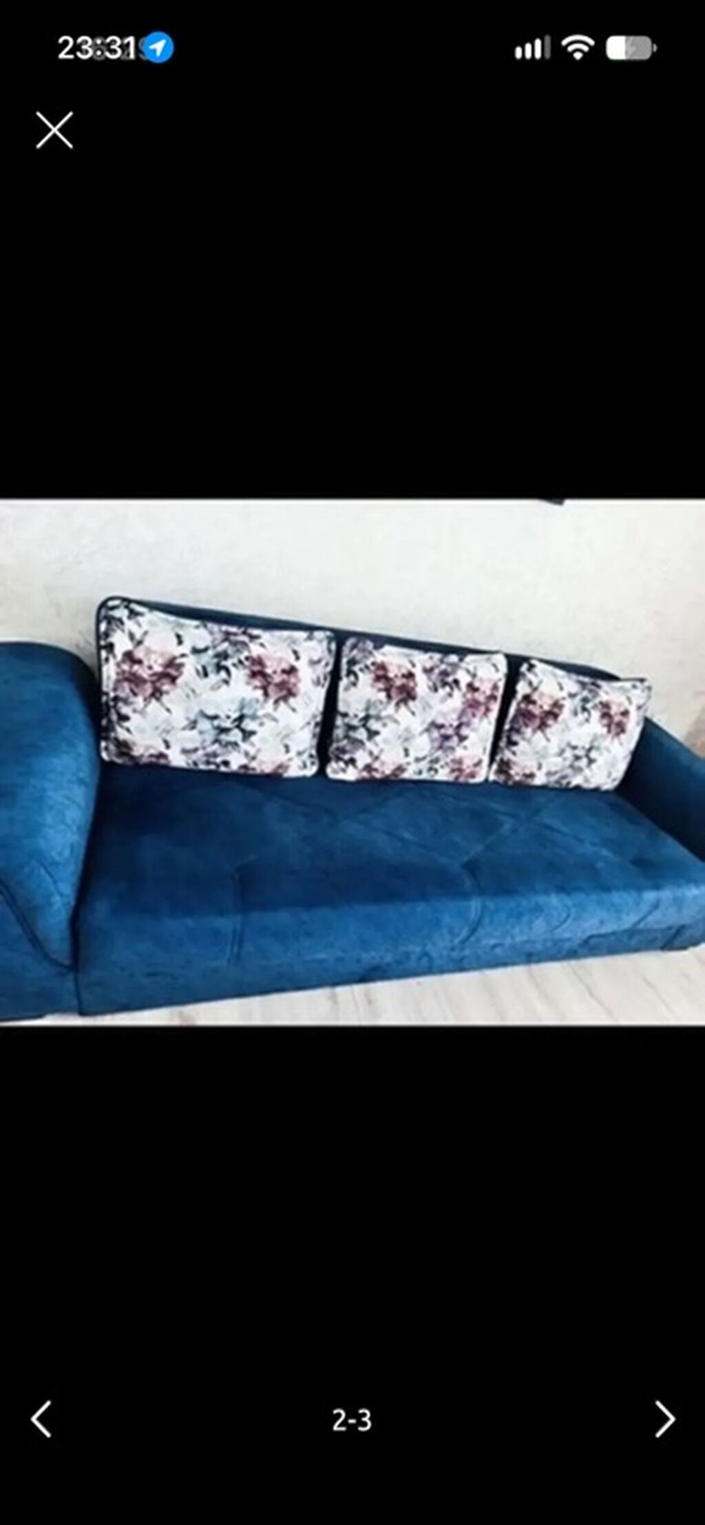 parça üzlük, yanları qalın süngərlə formalaşdırılmış rahat qol — Divanlər, Bakı (2)