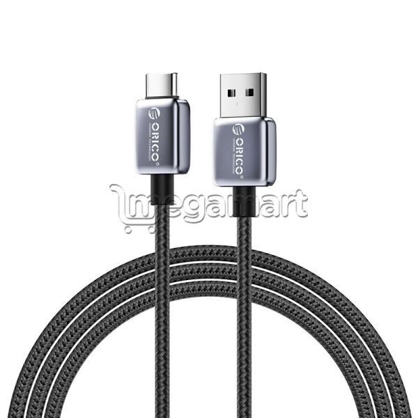 Kabel ORICO-GQA66-15-BK-BP USB-to-TypeC 1.5m — Smartfon üçün kabelləri və keçidçilər, Bakı