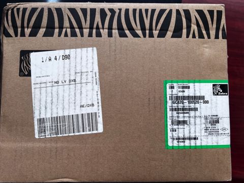 Zebra GC420t Barkod printer + böyük etiket və ribbon komplekti — Bakı