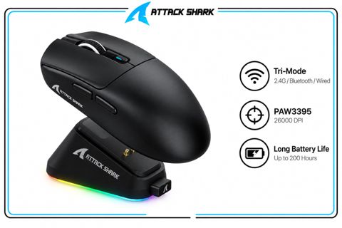 Mouse Attack Shark G3 Pro Black — Bakı