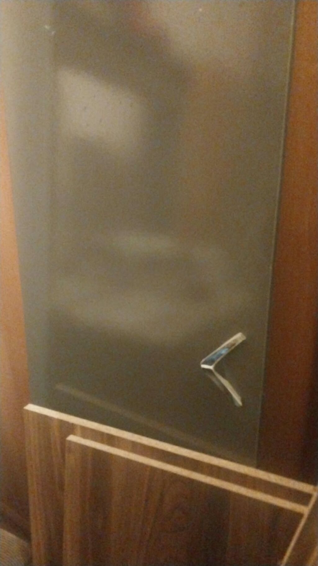 Qapı dəsti – şüşəli və ağac teksturalı panellər - Material: kombinə — Pəncərələr, qapılar, balkonlar, Bakı (2)