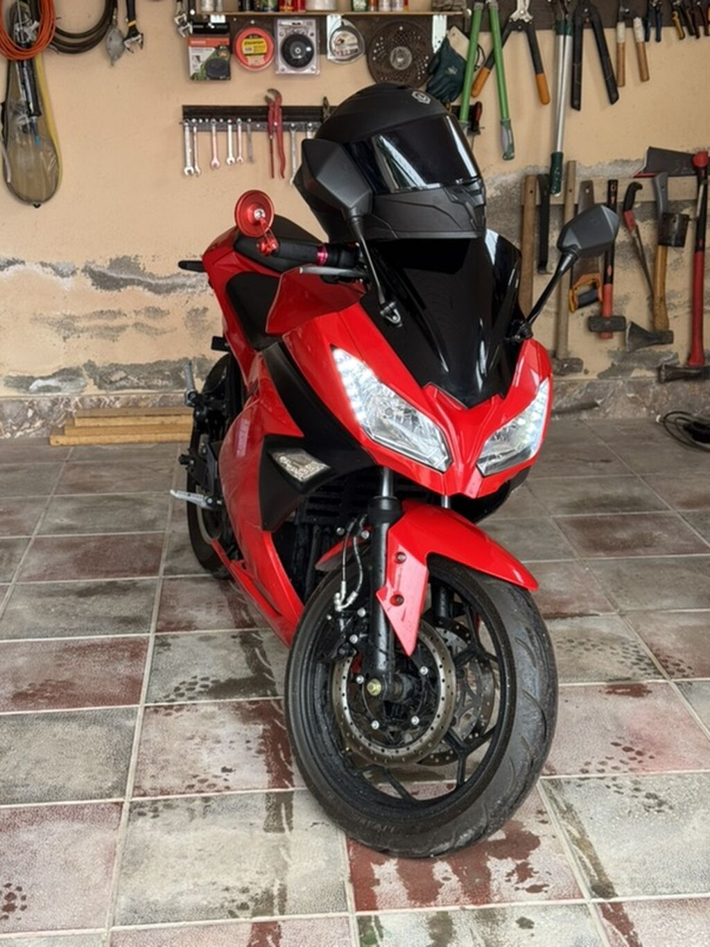 Idman üslublu yol motosikleti - Korpus: tam qapaqlı sport dizayn — Motosikletlər, Bakı (8)