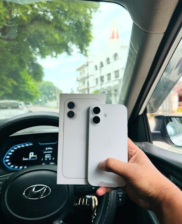 Apple iPhone 16 White 128GB/8GB — Smartfonlar, Bakı (2)