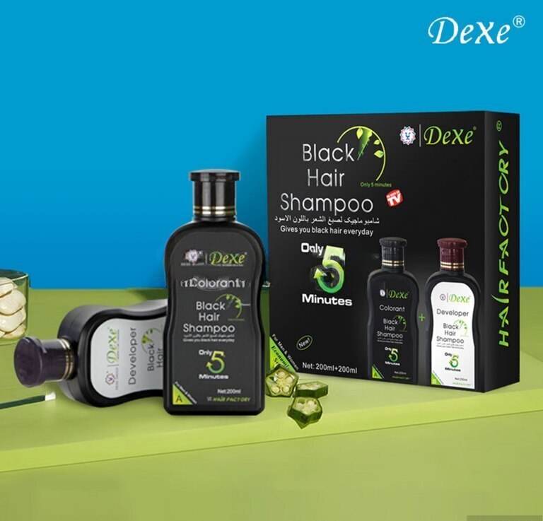 Dexe Black Hair saç qaraldan şampun — 15 ₼ · Bakı · Saç qayığı Dexe Black Hair saç qaraldan şampun — Bakı