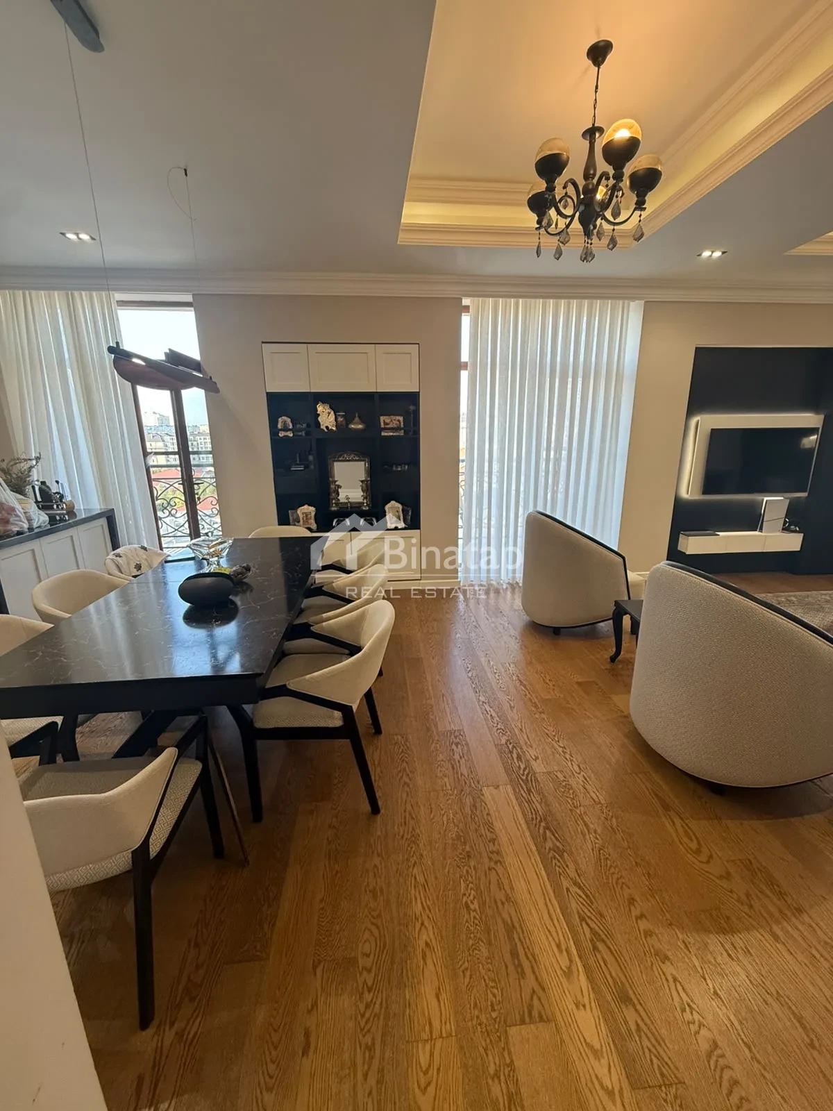 Satılır 3 otaqlı yeni tikili 126 m², Ağ Şəhər qəsəbəsi, Xətai rayonu — Mənzil, Bakı (2)