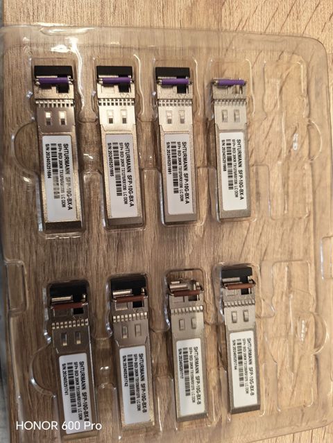 SFP+ optik transiver modulları paketi Məhsul təsviri: - Model — 200 ₼ · Mehdiabad · Şəbəkə və server avadanlığı SFP+ optik transiver modulları paketi Məhsul təsviri: - Model — Mehdiabad