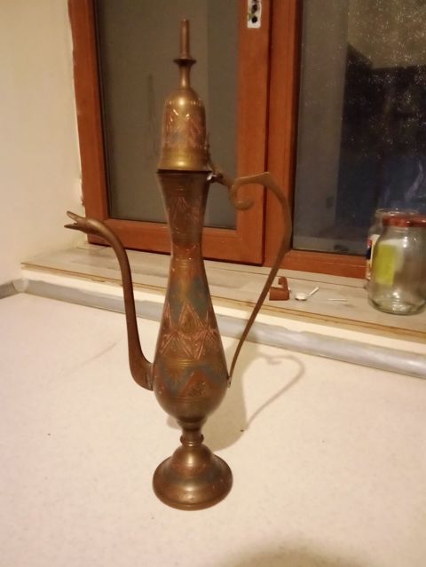 İşlənmiş, rəng - Qızılı, Qəhvədan, 1 l — 100 ₼ · Bakı · Çaynikler və qəhvə qabları İşlənmiş, rəng - Qızılı, Qəhvədan, 1 l — Bakı