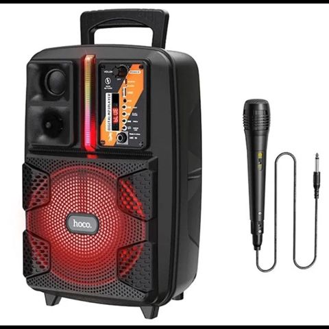 Hoco BS37 Portativ Bluetooth Dinamik 8 Düymlük Karaoke Musiqi — Bakı