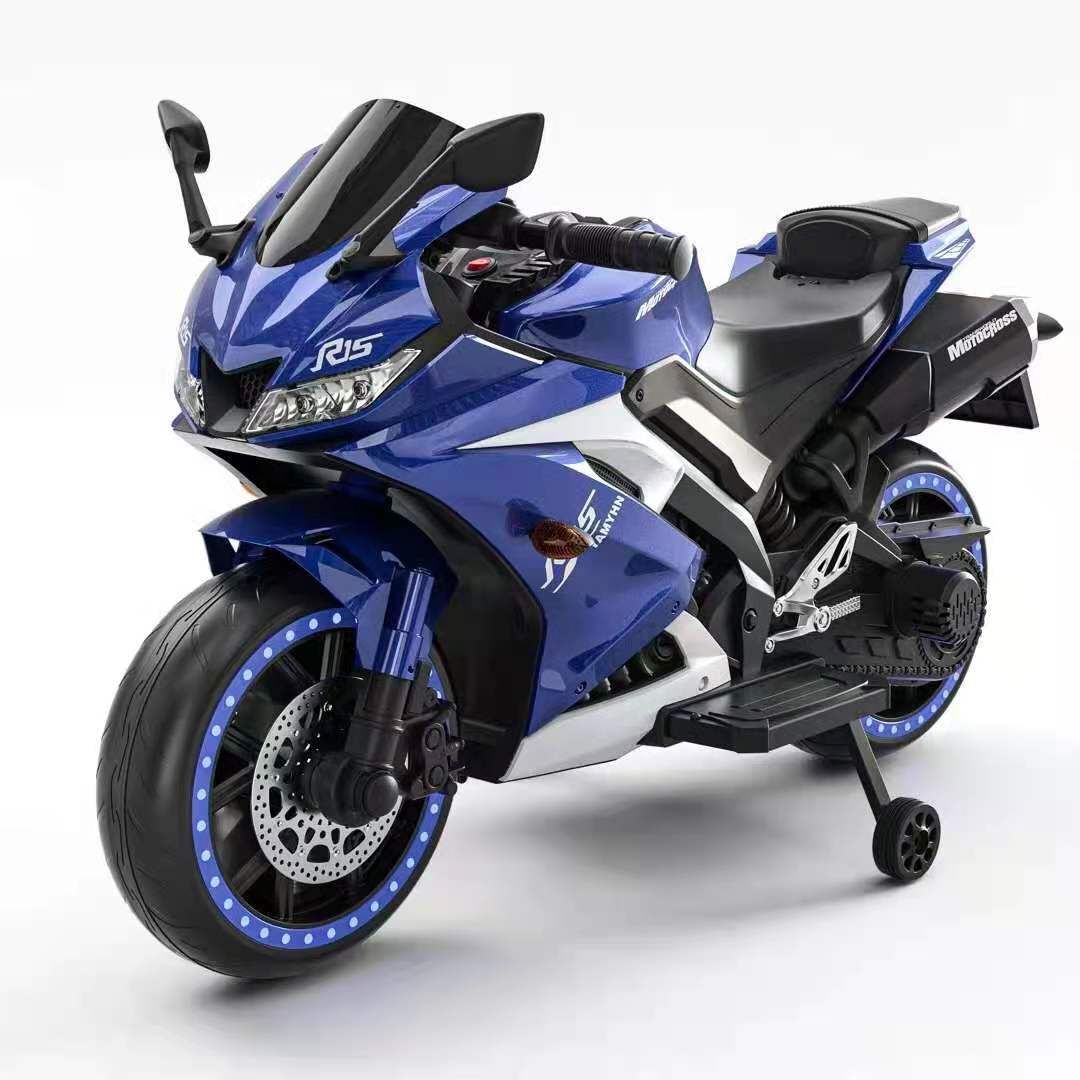 Uşaqlar üçün elektrikli motosiklet R15 — Uşaq avtomobilləri, Bakı (3)