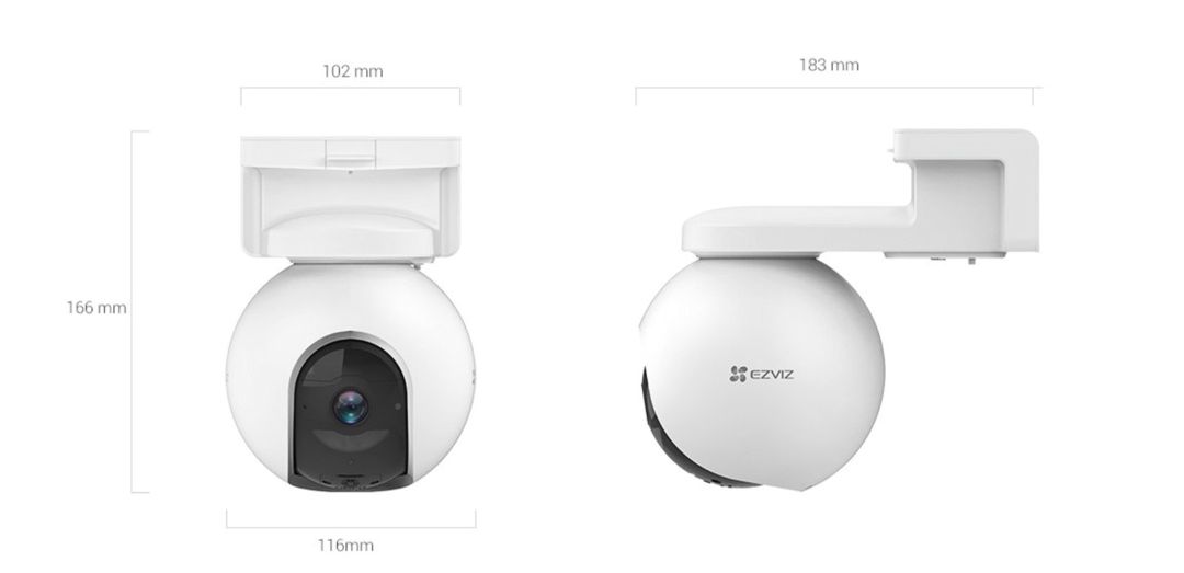 Ptz Kamera ezvız CS-EB8 4G 3MP — Ağıllı ev və təhlükəsizlik, Bakı (3)