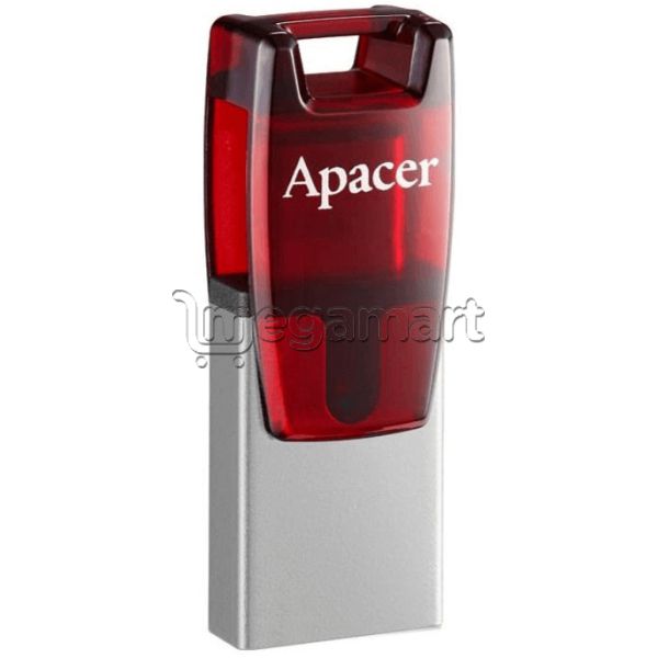 Fləş yaddaş kartı Apacer AH180 128GB USB Type A/C (AP128GAH180R-1) — USB fləş yaddaş, Bakı