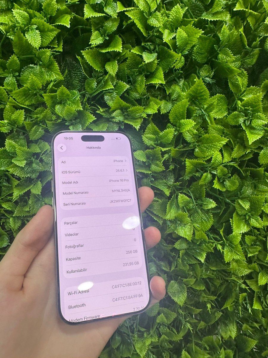 Apple iPhone 16 Pro Natural Titanium 256GB/8GB — Smartfonlar, Bakı (4)