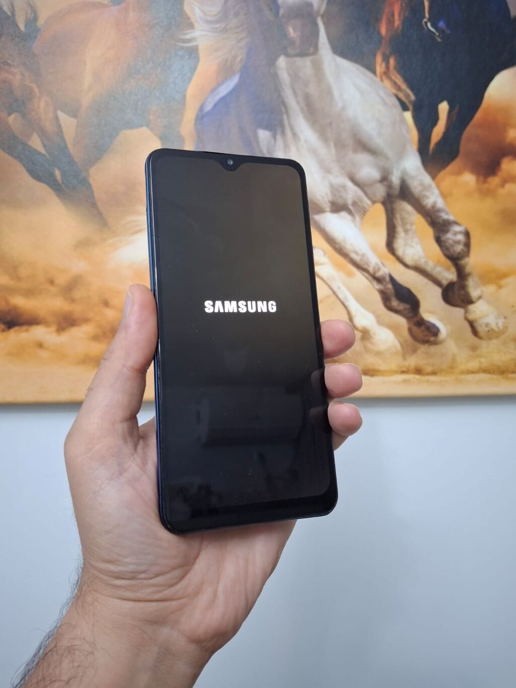 Samsung Galaxy A12, 64 GB, rəng - Göy, Barmaq izi — Samsung, Bakı (2)