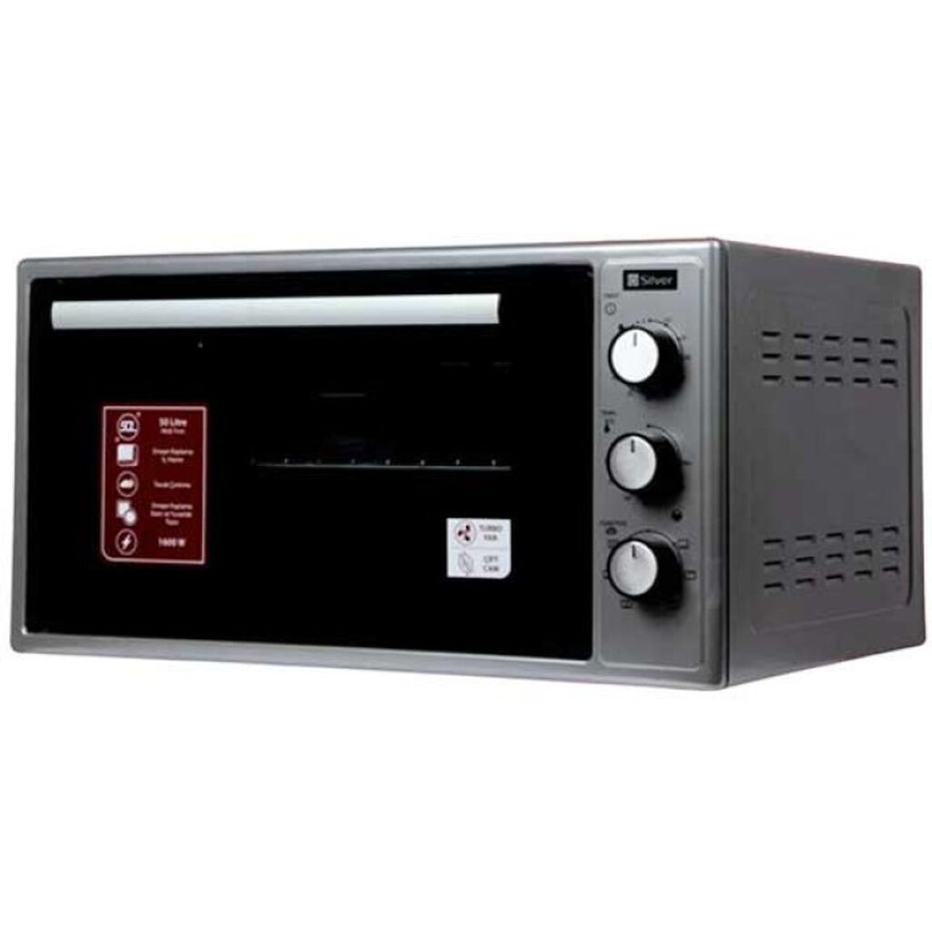 Silver SL-2050 Mikrodalğalı Elektrik Soba – 50L, 1600W, Qril — Masaüstü plitələr, Bakı