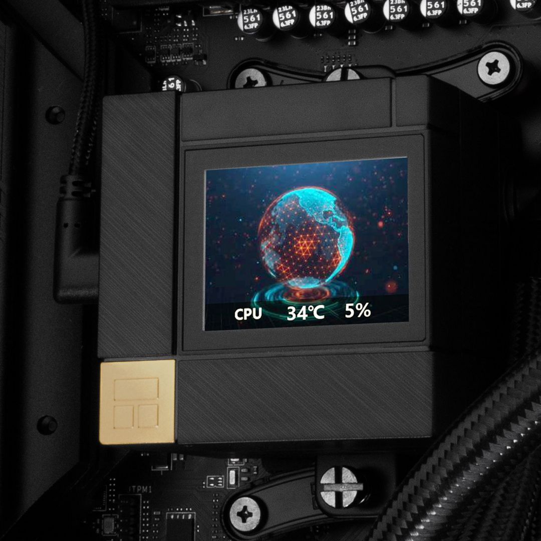 Cpu Cooler thermalrıght core matrıx 240 vısıon argb Black — Kompüterlər və noutbuklar, Bakı (5)