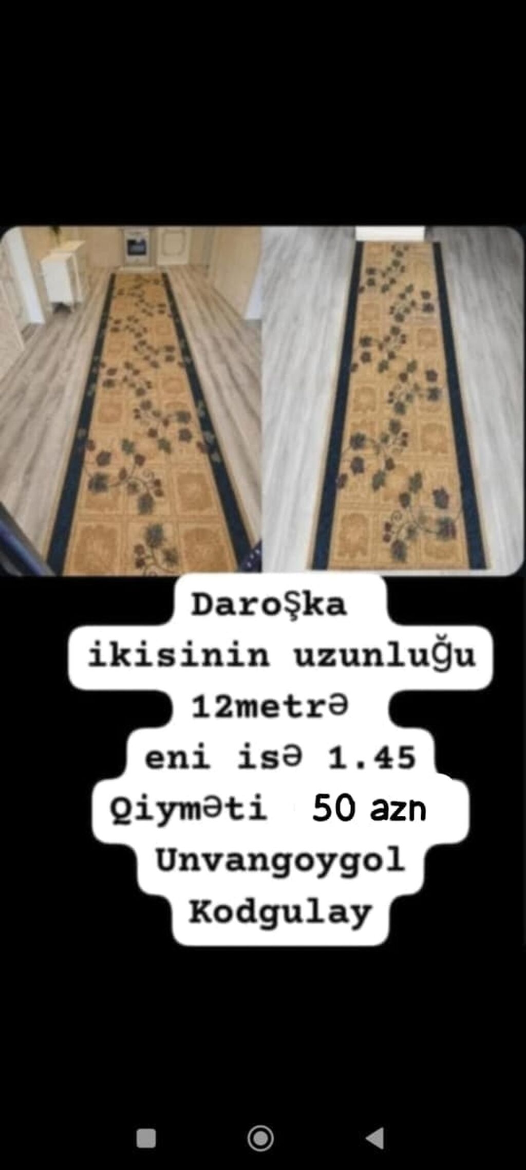 Xalça Kredit yoxdur — Xalılar, Gəncə
