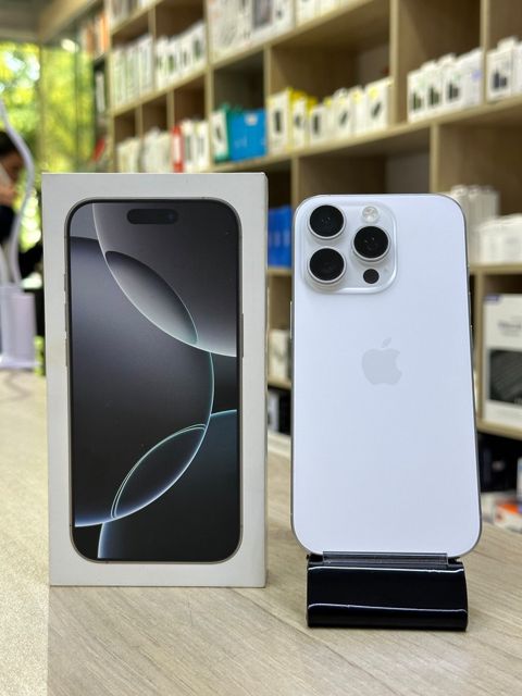 Apple iPhone 16 Pro White Titanium 128GB/8GB — Bakı