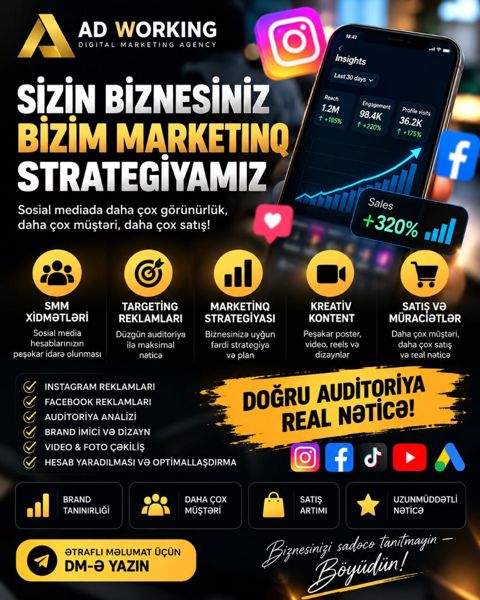 Sosial media hesabınızı idarə edir, düzgün auditoriyanı — Bakı