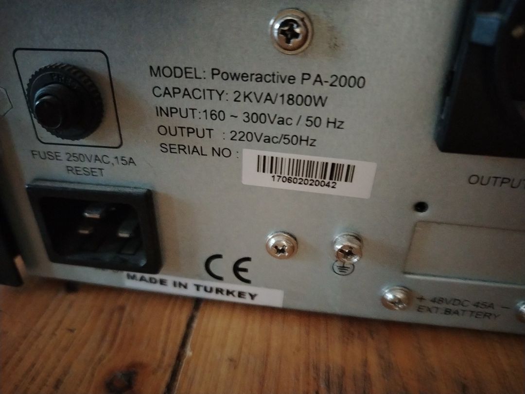 UPS Upset Poweractive PA-2000 – 2 kVA / 1800W — Periferik cihazlar, Bakı (2)