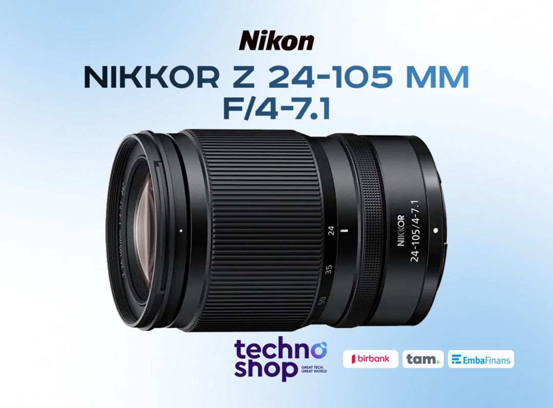 Nikon Nıkkor Z 24-105 mm f/4-7.1 — Foto və video texnikası, Bakı