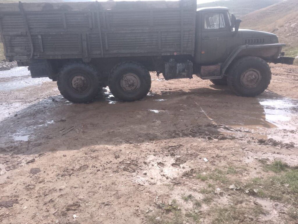 Ural 4320, 11 L, 1990 il, 166 600 km 08-BJ-763 — Yük maşınları, Balakən (10)
