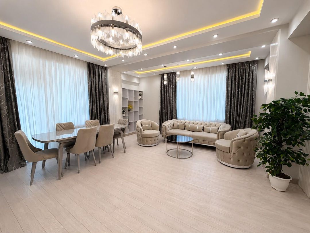 3 otaqlı mənzil, 129 m², Salatın Əsgərova küç., Blok 3 (28 Park Residence) — Mənzil, Bakı (2)