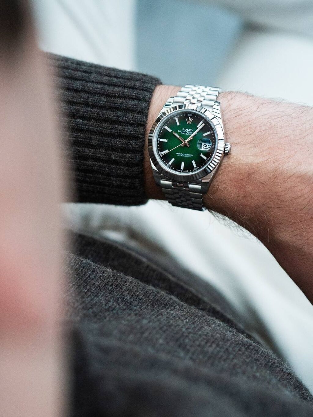 Yeni, Qol saatı, Rolex, rəng - Yaşıl — Qol saatları, Bakı (4)