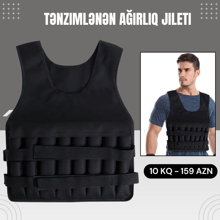 Ağırlıq jiletləri "Weight Vest" — İdman, hobi, istirahət, Bakı (5)