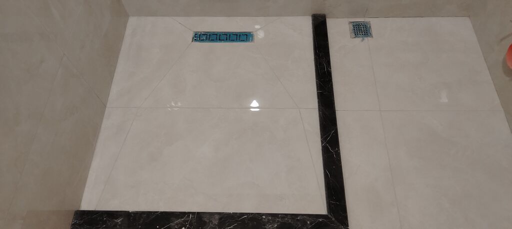 Hamam/tualet üçün kafel-metlax işləri xidməti - Döşəmə və divarların — Plitə işləri, Digah