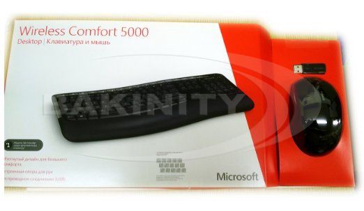 Klaviatura dəsti Microsoft Wireless Comfort Desktop 5000 — Kompüterlər və noutbuklar, Bakı (2)