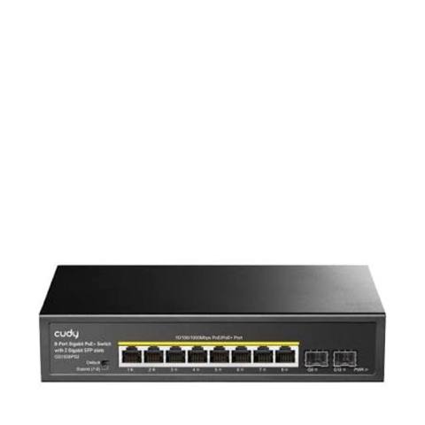 Cudy GS1008PS2 1.0 – 8 Port Gigabit PoE+ Switch, 2× SFP, 120W IP — İbay Az — Computers & Laptops