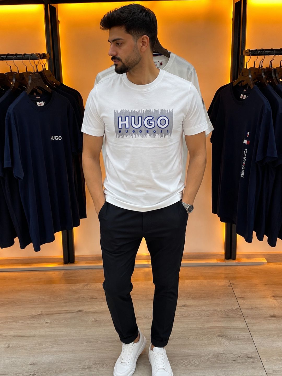 Futbolka, ağ, pambıq, ölçü 3XL — Mallar, Bakı