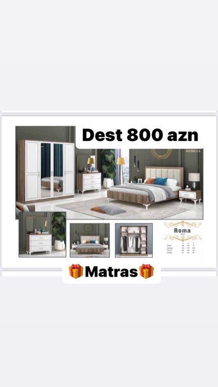 Yataq otağı mebeli — Mebel, Bakı (4)