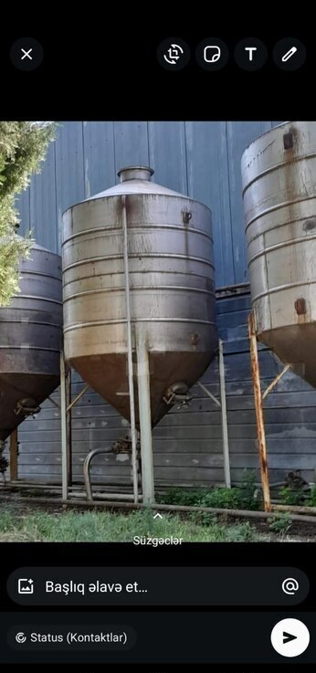Paslanmayan polad çən 15 tonluq konik — Soyuq avadanlığı, Bakı