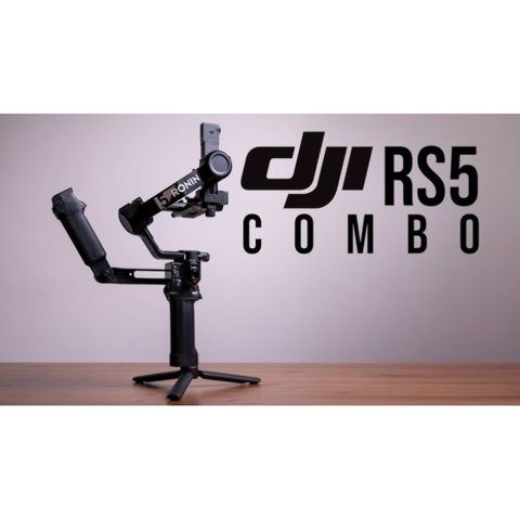 DJI RS 5 Combo Kamera Stabilizatoru – 3 kq, Ağıllı İzləmə və OLED — Bakı