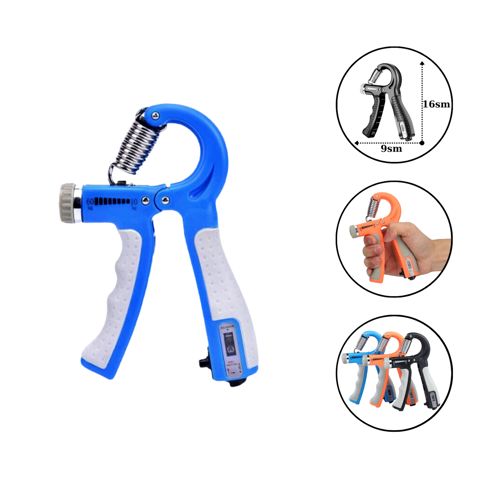 Bilək espanderi Hand Grip 3097, sayğac ilə, plastik/polad, mavi — Bakı