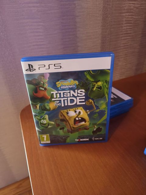 PS5 oyun diskləri paketi, çox az istifadə olunub - SpongeBob — Bakı