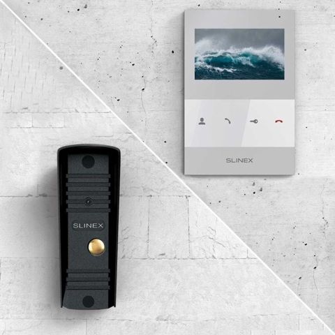 Slinex SQ-04M KIT 4.3" TFT Ekranlı Video Domofon Dəsti Müasir giriş — Bakı