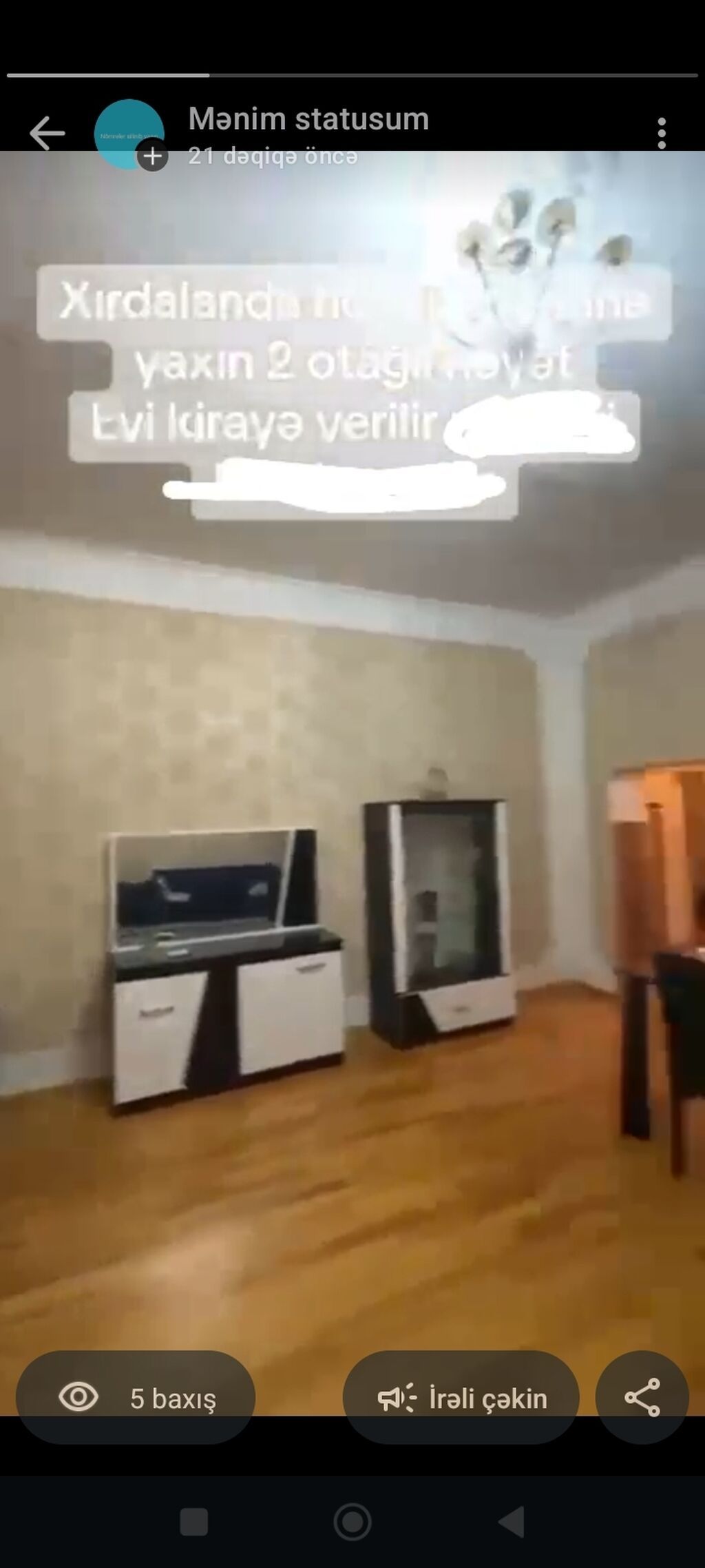 Salam Xırdalandada, Heydər Parkına yaxın yerləşən 2 otaqlı — Ev, villa, Xırdalan