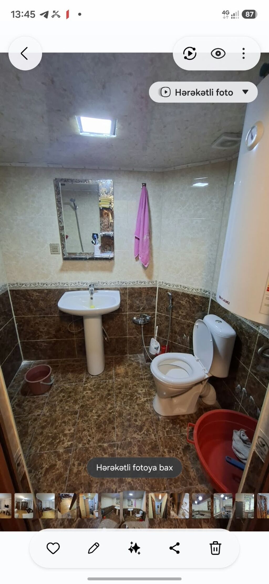 Qara Qarayev ərazisində, əlverişli və yaşayış üçün rahat yerdə — Mənzil, Bakı (9)