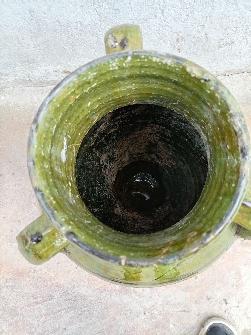 Məhsul: üç qulplu şirli saxsı qədimi küp - Material: əl işı — Bitki qabları, Naxçıvan (3)