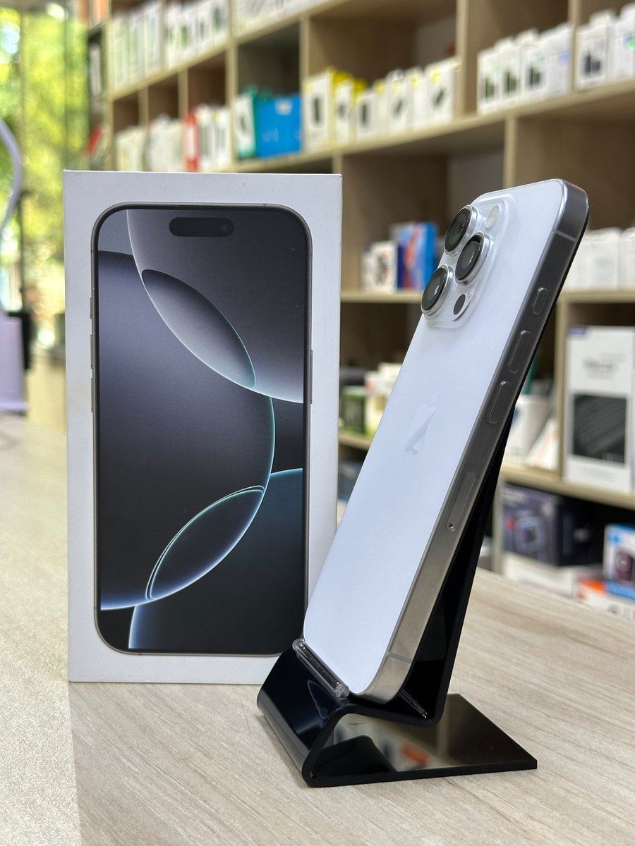 Apple iPhone 16 Pro White Titanium 128GB/8GB — Smartfonlar, Bakı (2)