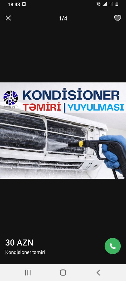 Kondisioner Servis — Azimli Huseyn — Bakı
