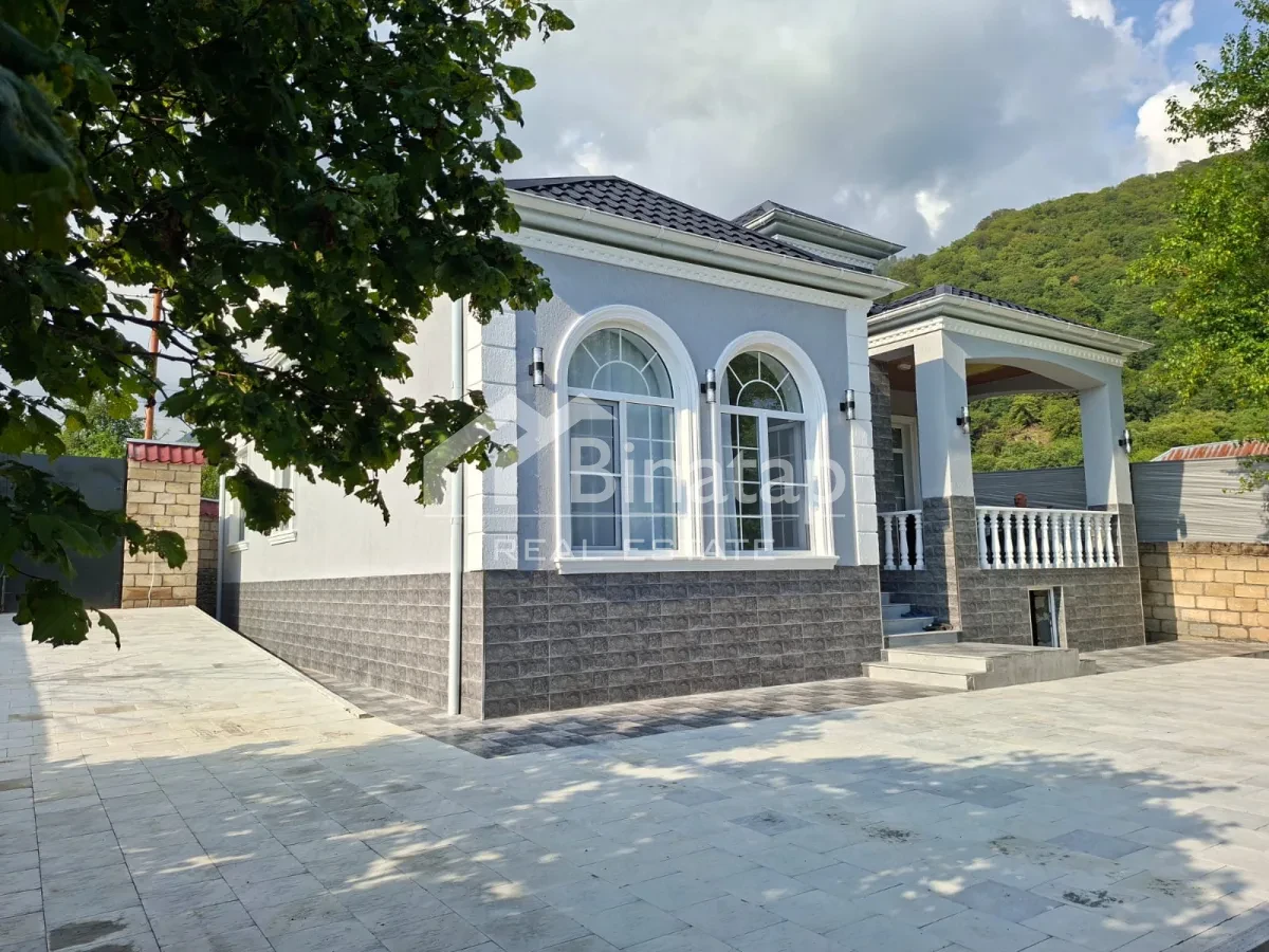 İcarəyə verilir 4 otaqlı həyət evi / bağ evi 120 m², Qəbələ rayonu — Ev, villa, Bakı (2)