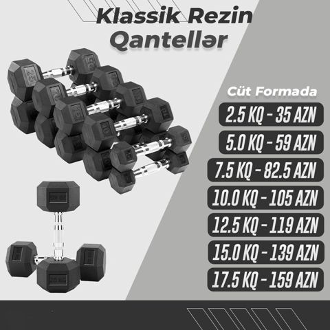 Qantellər dəsti "Barbell and Dumbbell" — Bakı