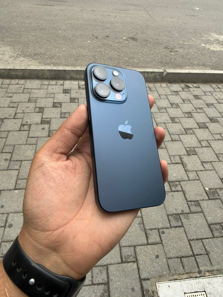 Apple iPhone 15 Pro Blue Titanium 256GB/8GB — Smartfonlar, Bakı