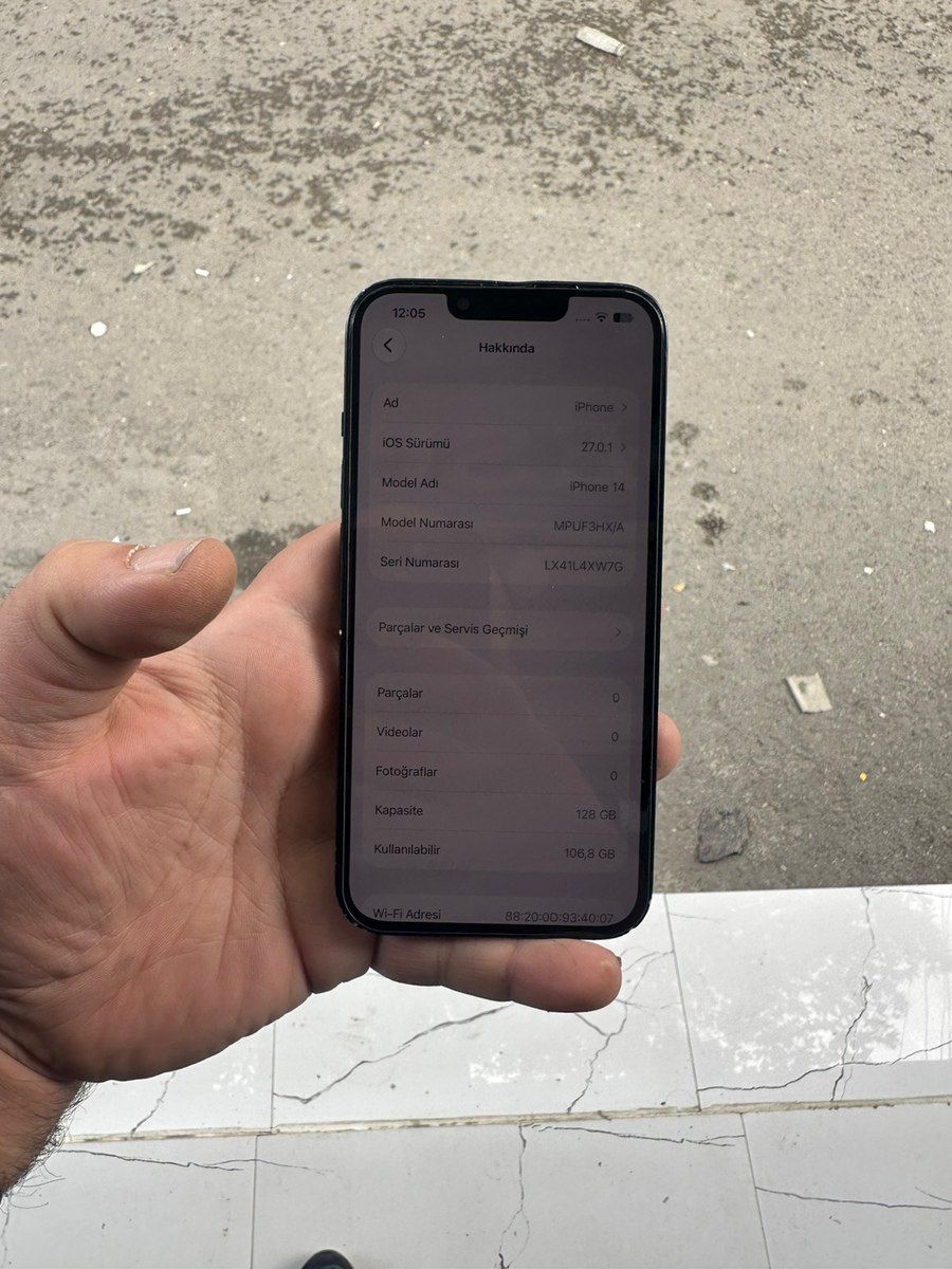 Apple iPhone 14 Blue 128GB/6GB — Smartfonlar, Bakı (8)