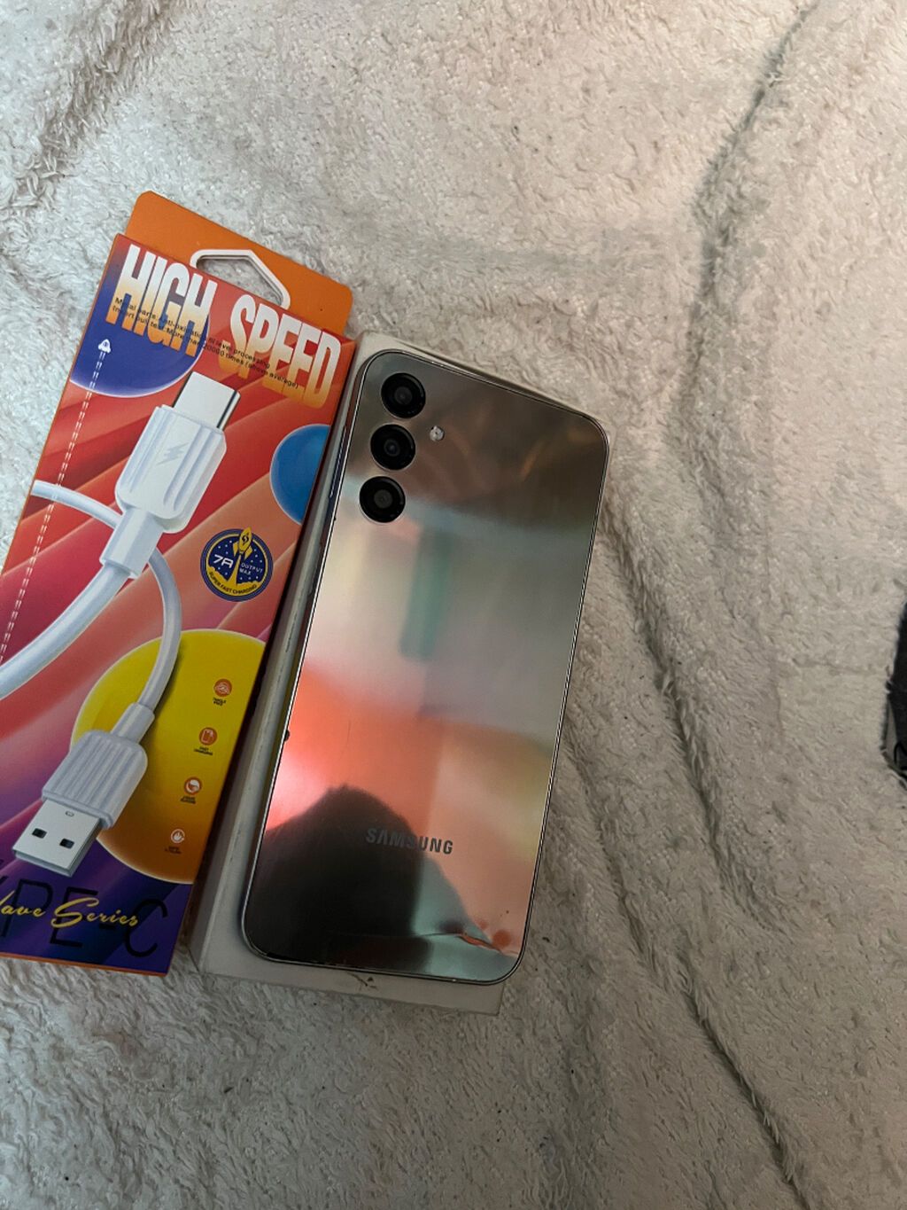 Samsung Galaxy A24 4G, 128 GB, rəng - Gümüşü, Sensor, Face ID — Samsung, Bakı (9)